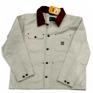 Carhartt Rugged Flex Duck Chore Coat XL Unlined Relaxed Fit Work Jacket OC6644-M